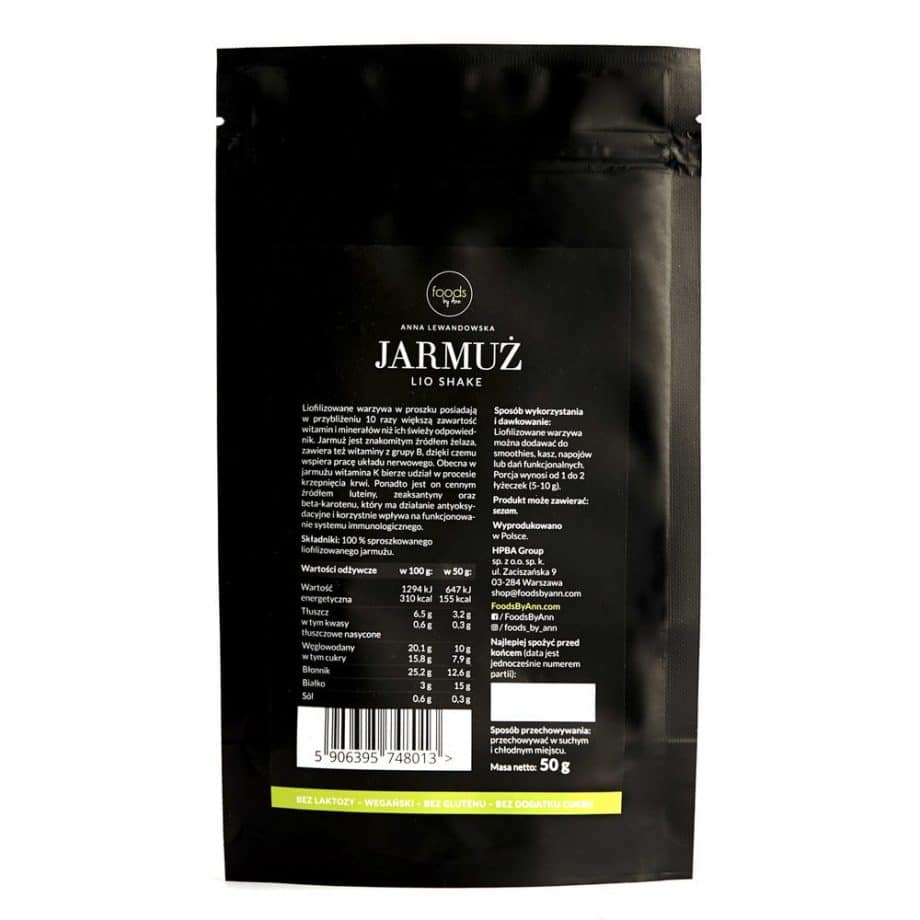 foods by Ann - LIO Shake Kale 50g