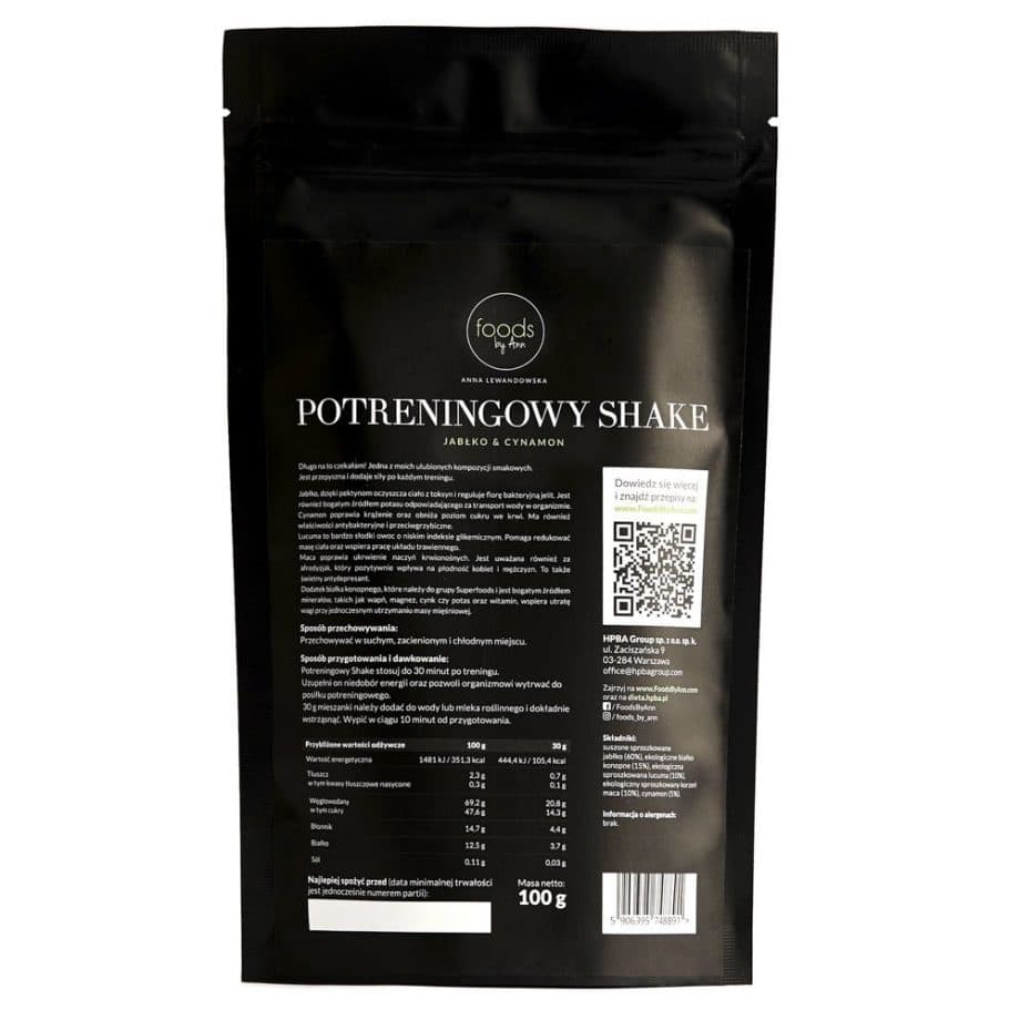 foods by Ann - Protein Shake Apple & Cinnamon  100g