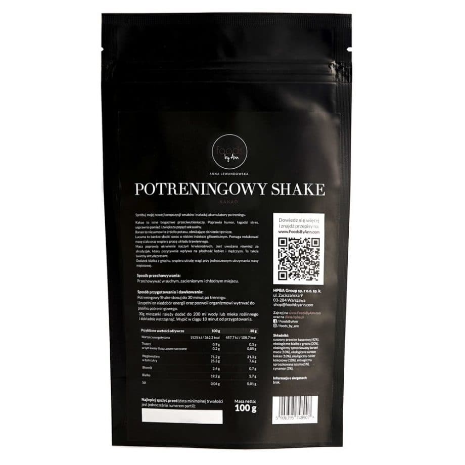 foods by Ann - Protein Shake Cocoa 100g