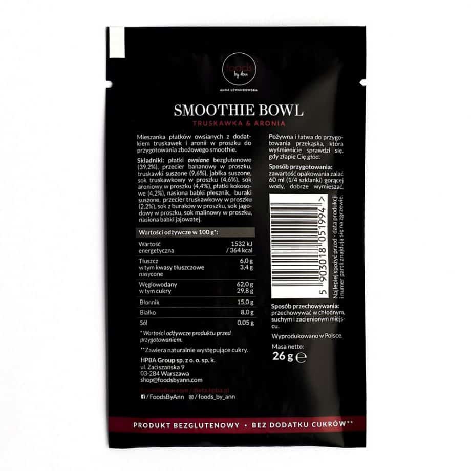foods by Ann - Smoothie Bowl Strawberry & Chokeberry
