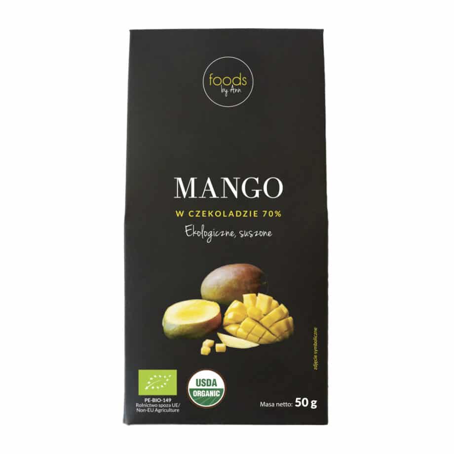 foods by Ann - Organic dried Mango in Chocolate