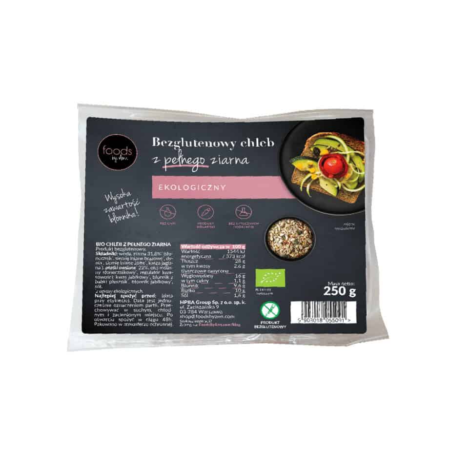 foods by Ann - Bezglutenowy chleb z pełnego ziarna, ekologiczny