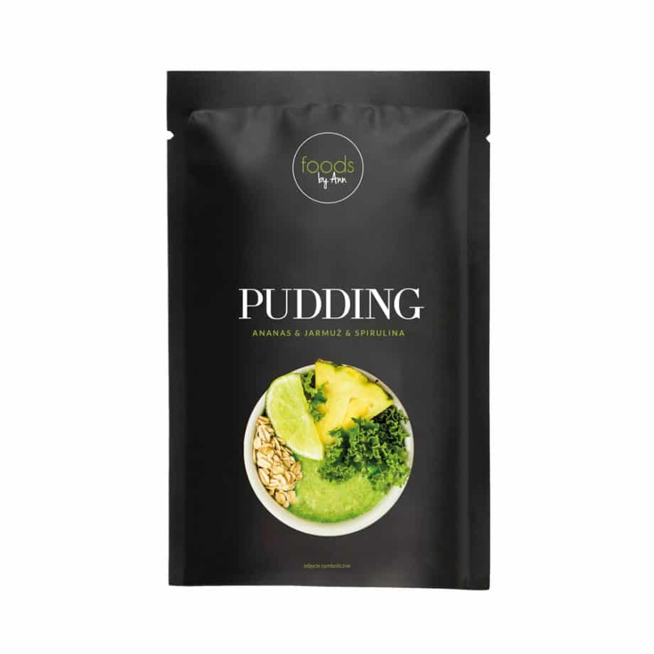 foods by Ann - Pudding Pineapple & Kale & Spirulina