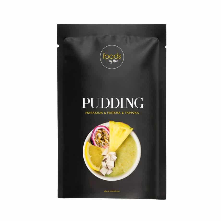 foods by Ann - Pudding Passion Fruit & Matcha & Tapioca