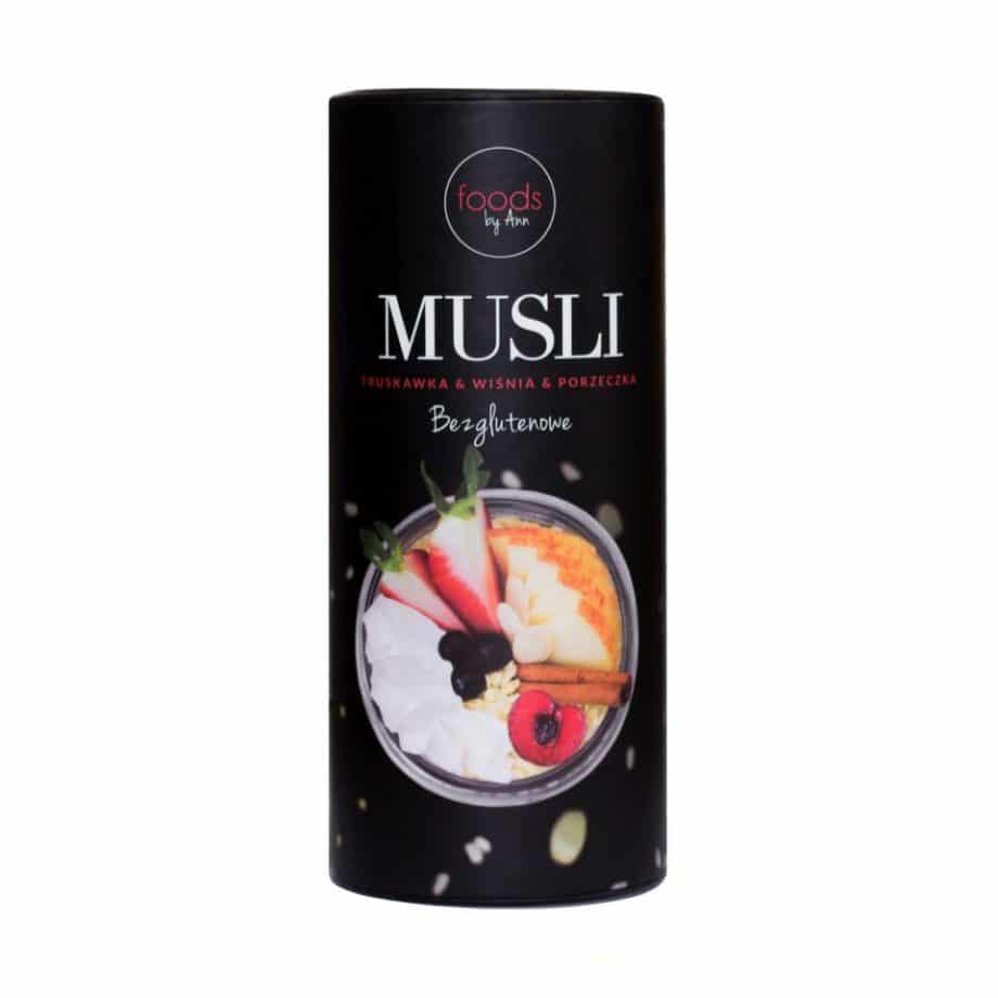Musli bezglutenowe Truskawka & Wiśnia & Porzeczka 250g