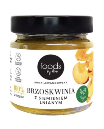 foods By Ann - Jam 100% Peach with flaxseed 200g