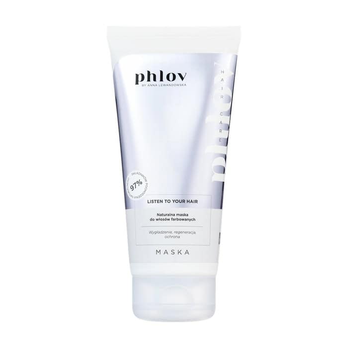 Phlov - LISTEN TO YOUR HAIR - NATURAL MASK for dyed hair 200ml 6.8 fl.oz.