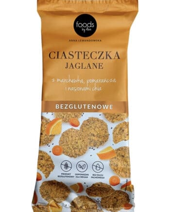 foods by Ann -  Gluten-free millet cookies with carrot and orange, 100g