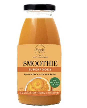foods by Ann - Carrot & Orange Smoothie in a bottle