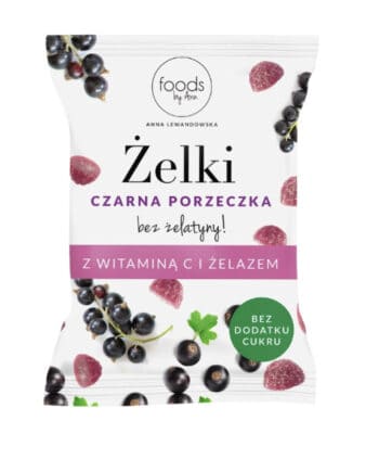 foods by Ann – Blackcurrant gummies with vitamin C and iron - 2 Packets