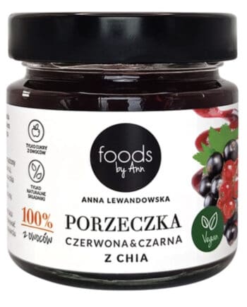 foods By Ann - Jam 100% black & red currant with chia, 200g