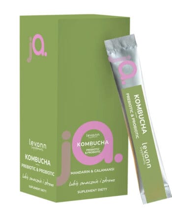 Levann "jA" Kombucha Prebiotic & Probiotic Mandarin & Calamansi, 10 sachets