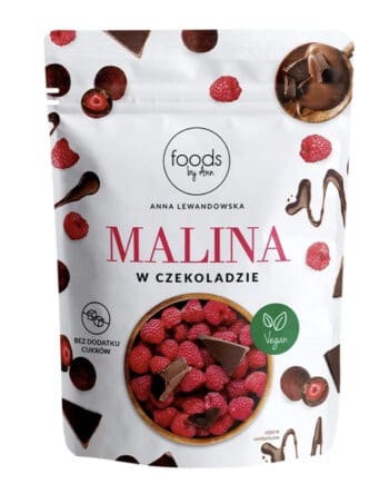 foods by Ann - Freeze-dried raspberry in chocolate, 50 g