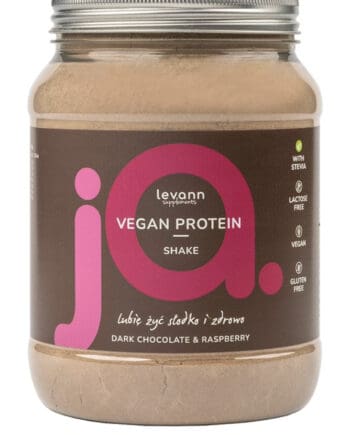 foods by Ann -  Vegan dark chocolate & raspberry protein powder, 500 g