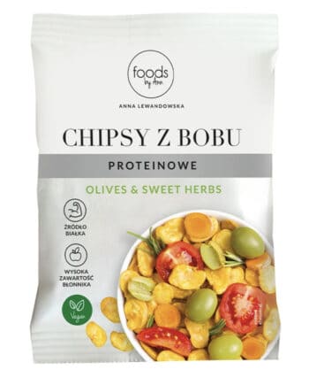 foods by Ann -  Olives & Sweet Herbs Broad Bean Chips, 60 g