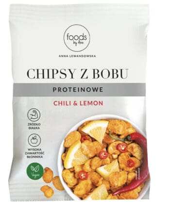 foods by Ann -  Chili & Lemon Broad Bean Chips, 60 g