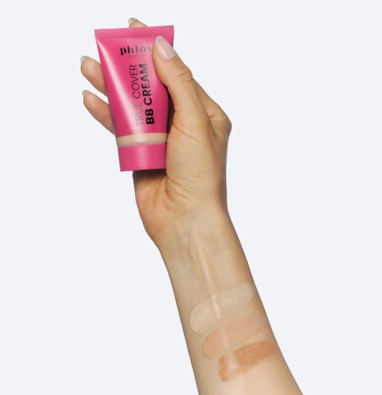 Phlov - Kryjący krem BB do twarzy 01 Cool Beige TRUE COVER BB CREAM